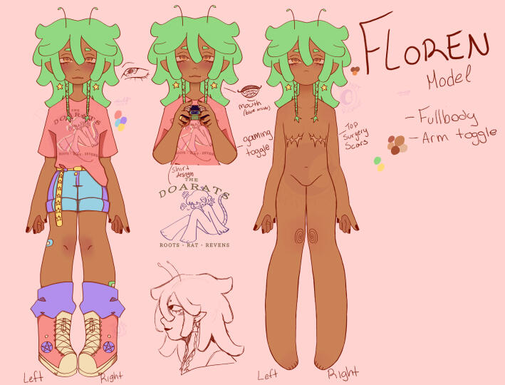 Full body + 1 toggle (100 usd)